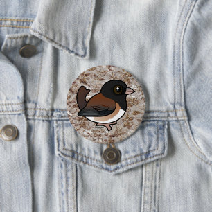 Bóton Redondo 7.62cm Junco de olhos escuros (Oregon)