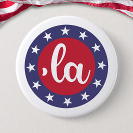 Bóton Redondo 7.62cm Kamala Diz Seu Nome