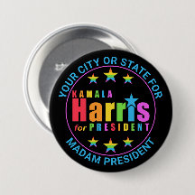 Kamala Harris Orgulho 2024 Votação Personalizada P