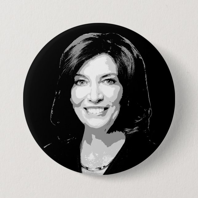 Bóton Redondo 7.62cm Kathy Hochul (Frente)
