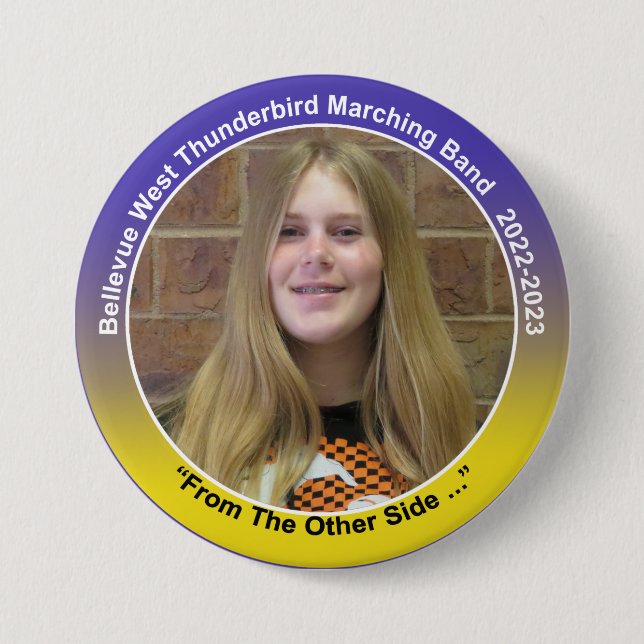 Bóton Redondo 7.62cm Kay de guarda 10 (Frente)