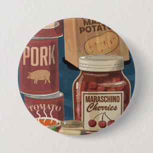 Bóton Redondo 7.62cm latas e recipientes de cozinha