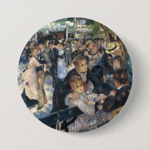 Bóton Redondo 7.62cm Le Moulin de la Galette, de Renoir