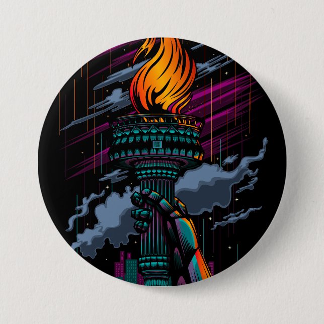 Bóton Redondo 7.62cm Liberdade (Frente)