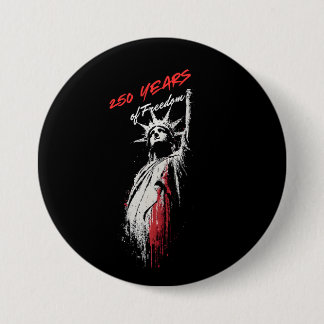 Bóton Redondo 7.62cm Liberty Calling: 250 Years of America Freedom