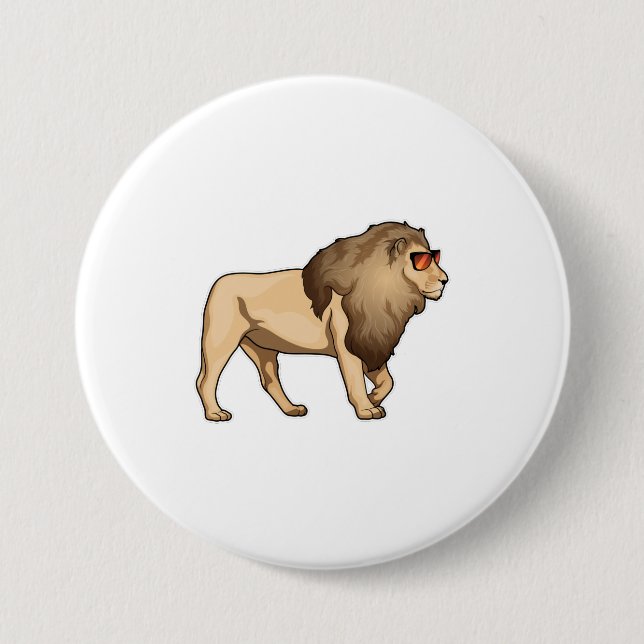 Bóton Redondo 7.62cm Lion Sunvidles (Frente)