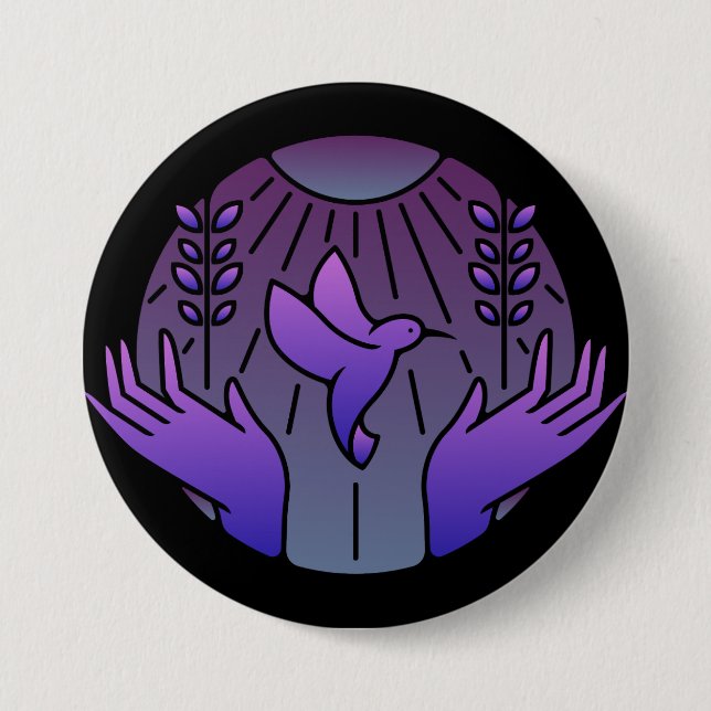 Bóton Redondo 7.62cm logotipo (Frente)