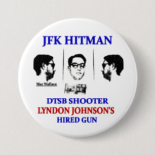 Bóton Redondo 7.62cm Mac Wallace: Hitman de JFK