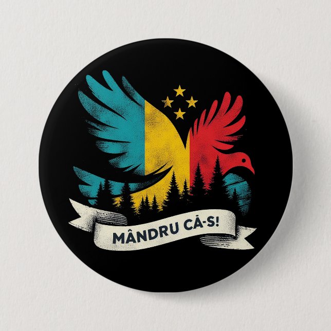 Bóton Redondo 7.62cm Mandru ca-s romano (Frente)