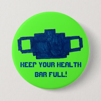 Bóton Redondo 7.62cm Mantenha sua máscara de pixel do Cheio de integrid