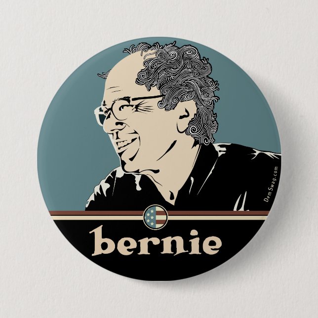 Bóton Redondo 7.62cm Máquinas de lixar 2016 de Bernie (Frente)