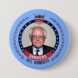Bóton Redondo 7.62cm Máquinas de lixar Democrata de Bernie para o