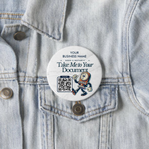 Bóton Redondo 7.62cm Marketing público notário personalizado com código