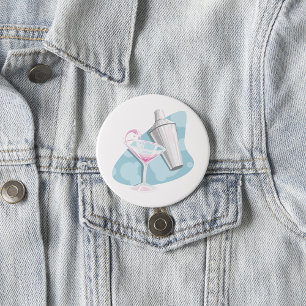 Bóton Redondo 7.62cm Martini Glass E Shaker