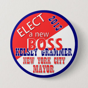 Bóton Redondo 7.62cm Mayor 2013 de Kelsey Grammer NYC