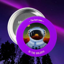 Melhor Mãe no Botão Galáxia - Dia das Mães