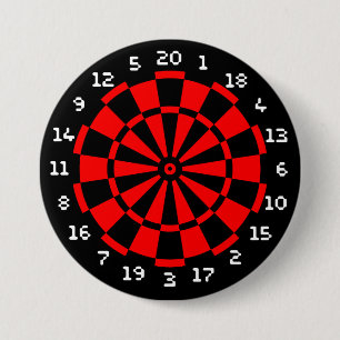 Bóton Redondo 7.62cm Mini Dartboard