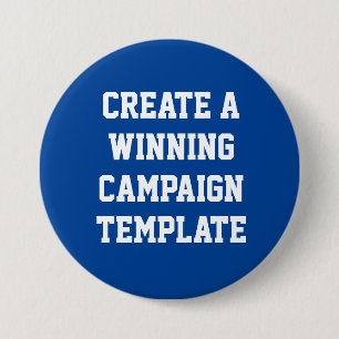 Bóton Redondo 7.62cm Modelo de Campanha Personalizada de Crio Personali