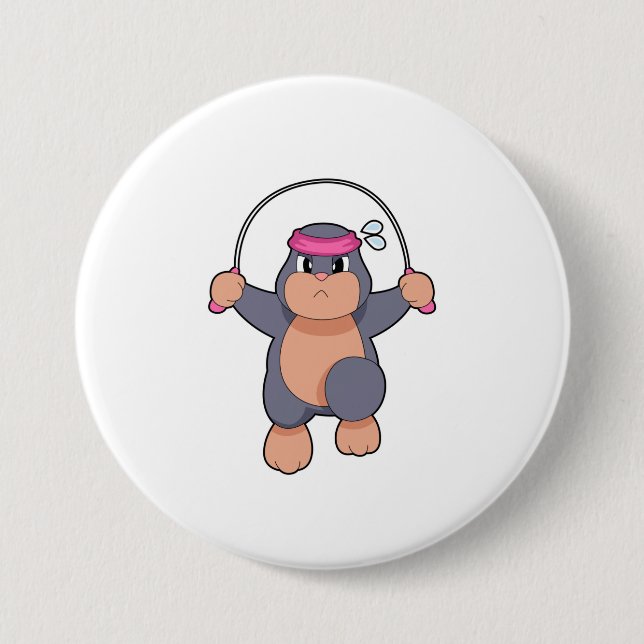 Bóton Redondo 7.62cm Mole Malhação Rope (Frente)