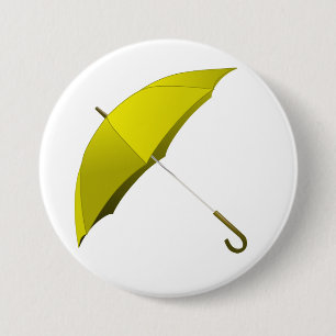 Bóton Redondo 7.62cm Movimento amarelo da Pro-Democracia de Hong Kong