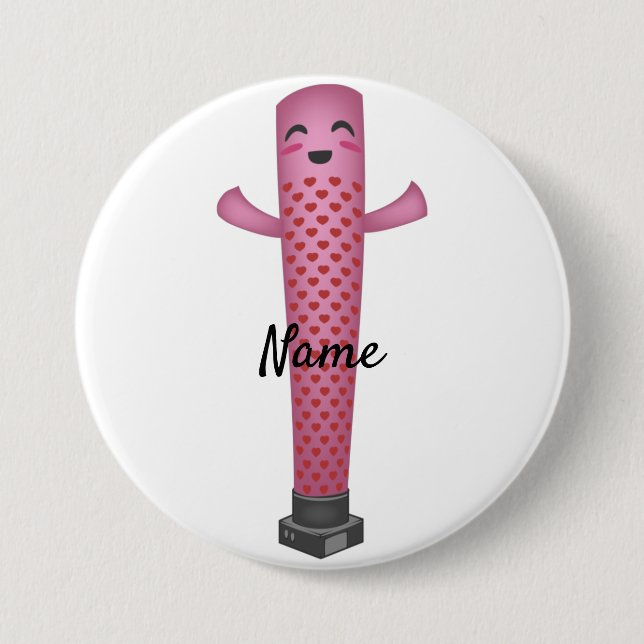 Bóton Redondo 7.62cm Namorados Balonista Thunder_Cove (Frente)