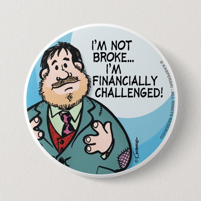 Bóton Redondo 7.62cm Não Quebrado (Frente)