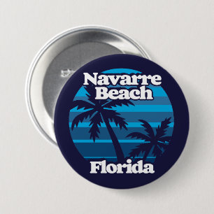 Bóton Redondo 7.62cm Navarre Beach Flórida