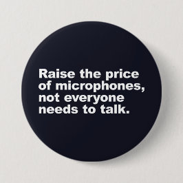 Bóton Redondo 7.62cm Nem todos precisam falar