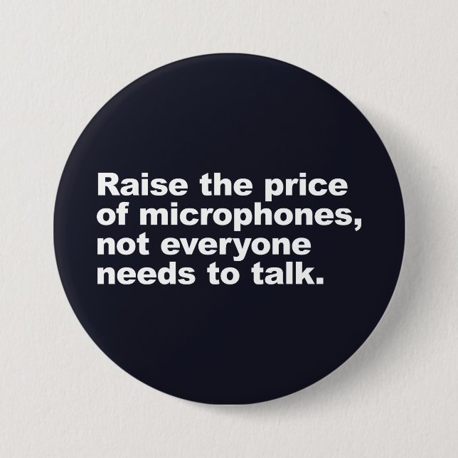 Bóton Redondo 7.62cm Nem todos precisam falar (Frente)