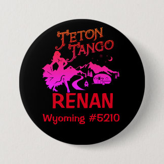 Bóton Redondo 7.62cm Nome de etiqueta do tango de Teton