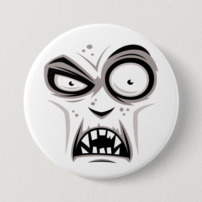 Bóton Redondo 7.62cm Nosferatu Vampire Face (Frente)