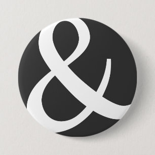 Bóton Redondo 7.62cm O Ampersand omnipotente