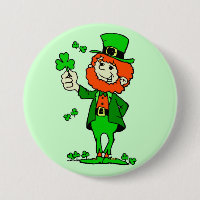 O botão de St Patrick afortunado