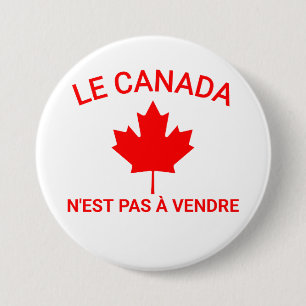 Bóton Redondo 7.62cm O Canadá não está à venda Camiseta, Canada Is No