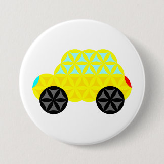 Bóton Redondo 7.62cm O Carro Da Vida - Formas Sagradas A1.