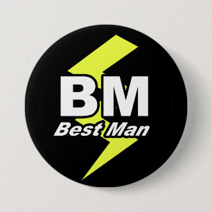 Bóton Redondo 7.62cm O melhor botão do homem