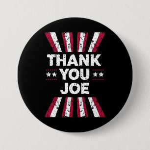 Bóton Redondo 7.62cm Obrigado Joe Presidente Biden