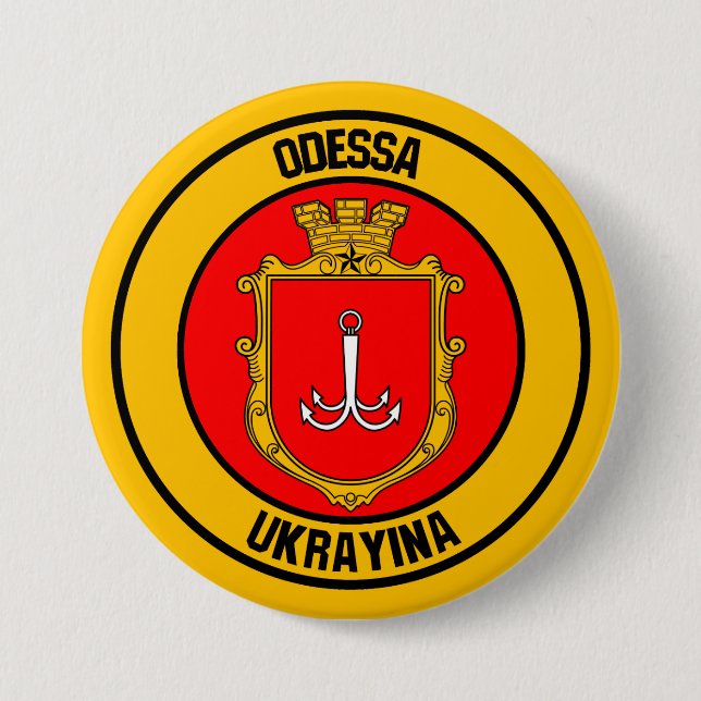 Bóton Redondo 7.62cm Odessa Round Emblem (Frente)