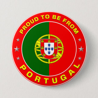 Bóton Redondo 7.62cm Orgulho De Ser De Portugal