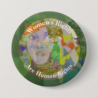 Bóton Redondo 7.62cm Os direitos das mulheres são os direitos humanos 2