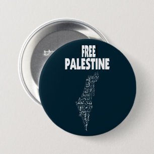 Bóton Redondo 7.62cm Palestina livre, Palestina, Palestina, Gaza