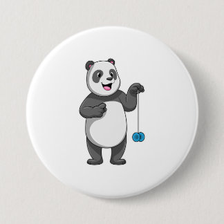 Bóton Redondo 7.62cm Panda com Yo-yo