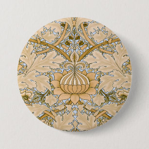 Bóton Redondo 7.62cm Papel de Parede Vintage St James Acanthus William 