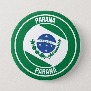 Bóton Redondo 7.62cm Paraná Round Emblem