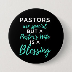 Bóton Redondo 7.62cm Pastores são especiais, mas esposa de pastor