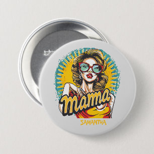 Bóton Redondo 7.62cm Personalizado Retro Mama Pop Art (17)