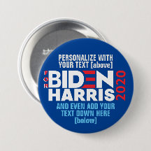 Personalizar Para Biden / Harris 2020 Adicionar Te
