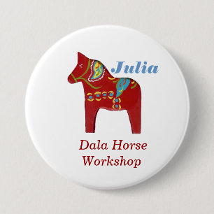 Bóton Redondo 7.62cm Personalize e personalize o nome de etiqueta