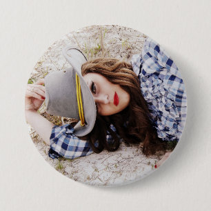 Bóton Redondo 7.62cm Personalize seus botões de fotografia