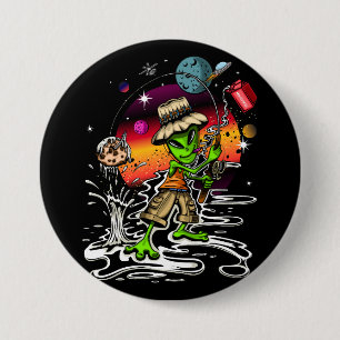 Bóton Redondo 7.62cm Pescador espacial